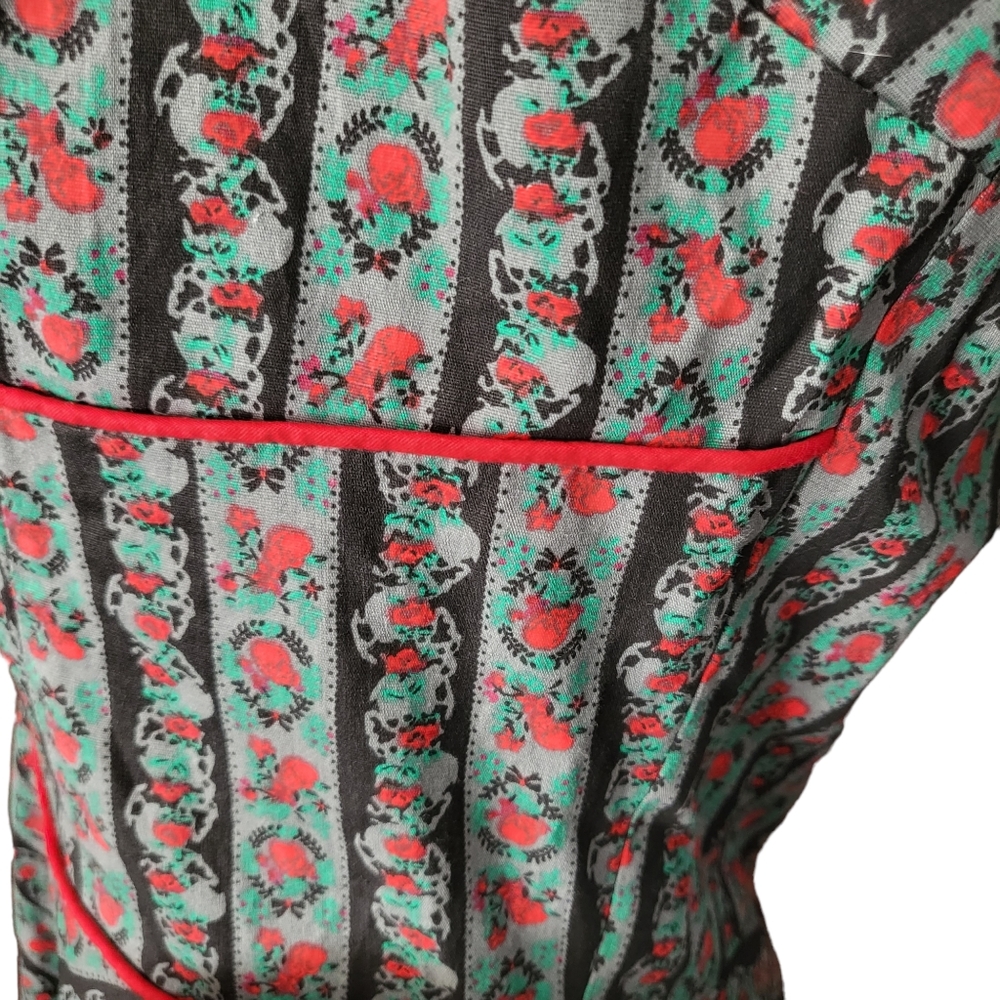 Vintage 90s Hot topic Halter Pinup Retro Dress - Picture 5 of 9